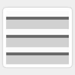 Strips - gray and white. Sticker